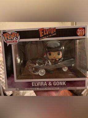 Funko Pop! Rides Elvira & Gonk #311 Vinyl Figure Elvira Mistress of the Dark